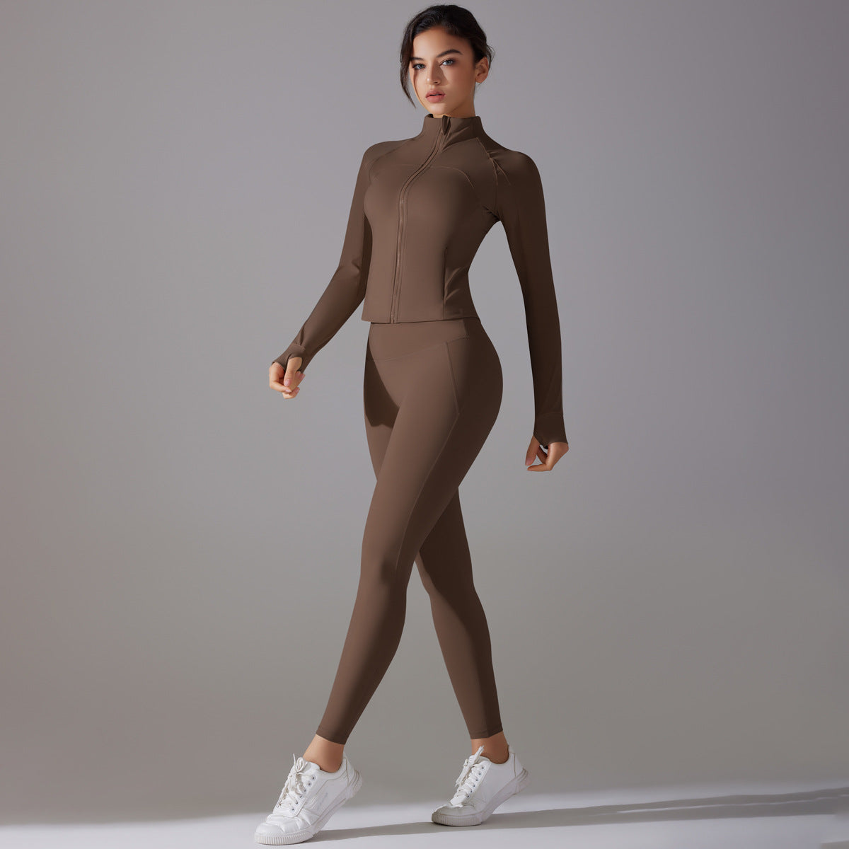 Long Sleeve Zipper Jacket & Pants Set