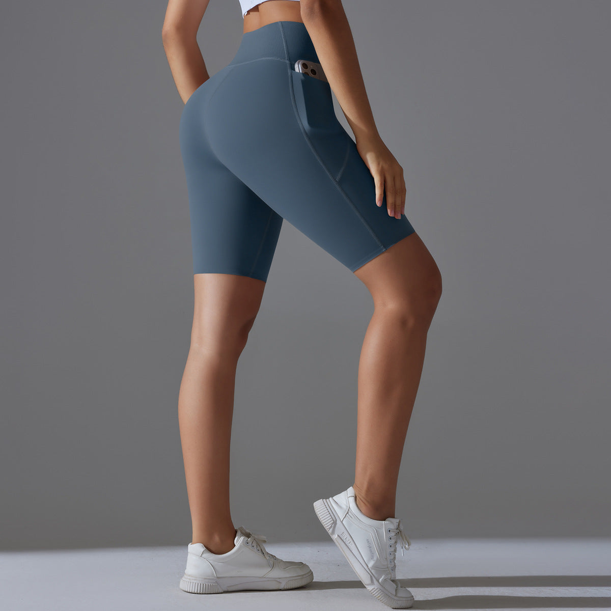 Seamless Side Pocket Shorts