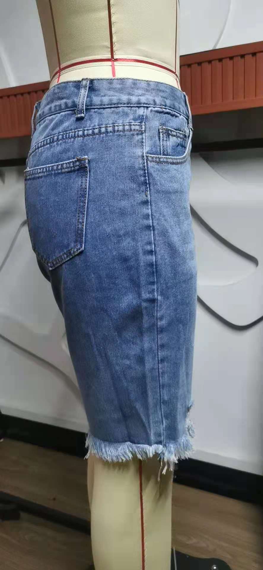Summer Denim Frayed Hem