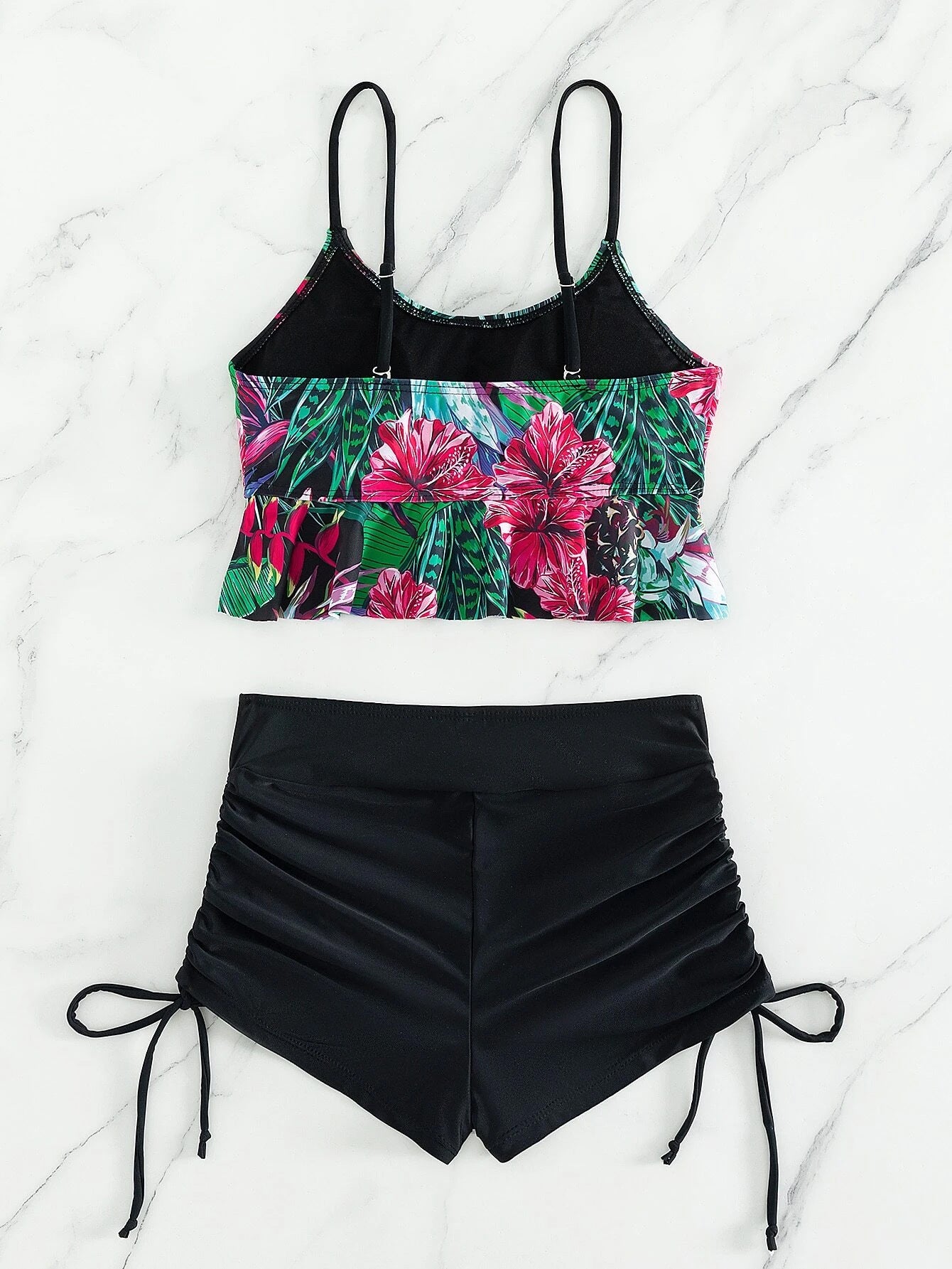Tropical Boy Shorts Bikini