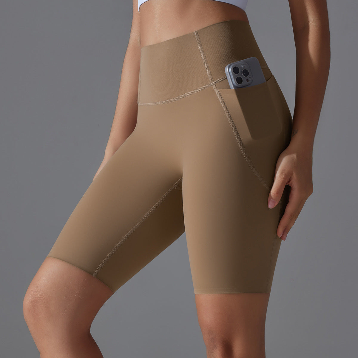 Seamless Side Pocket Shorts