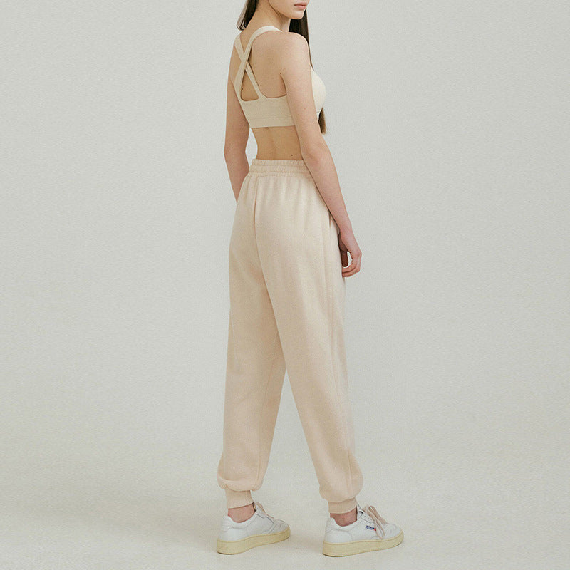 Elastic High Waist Sweatpants