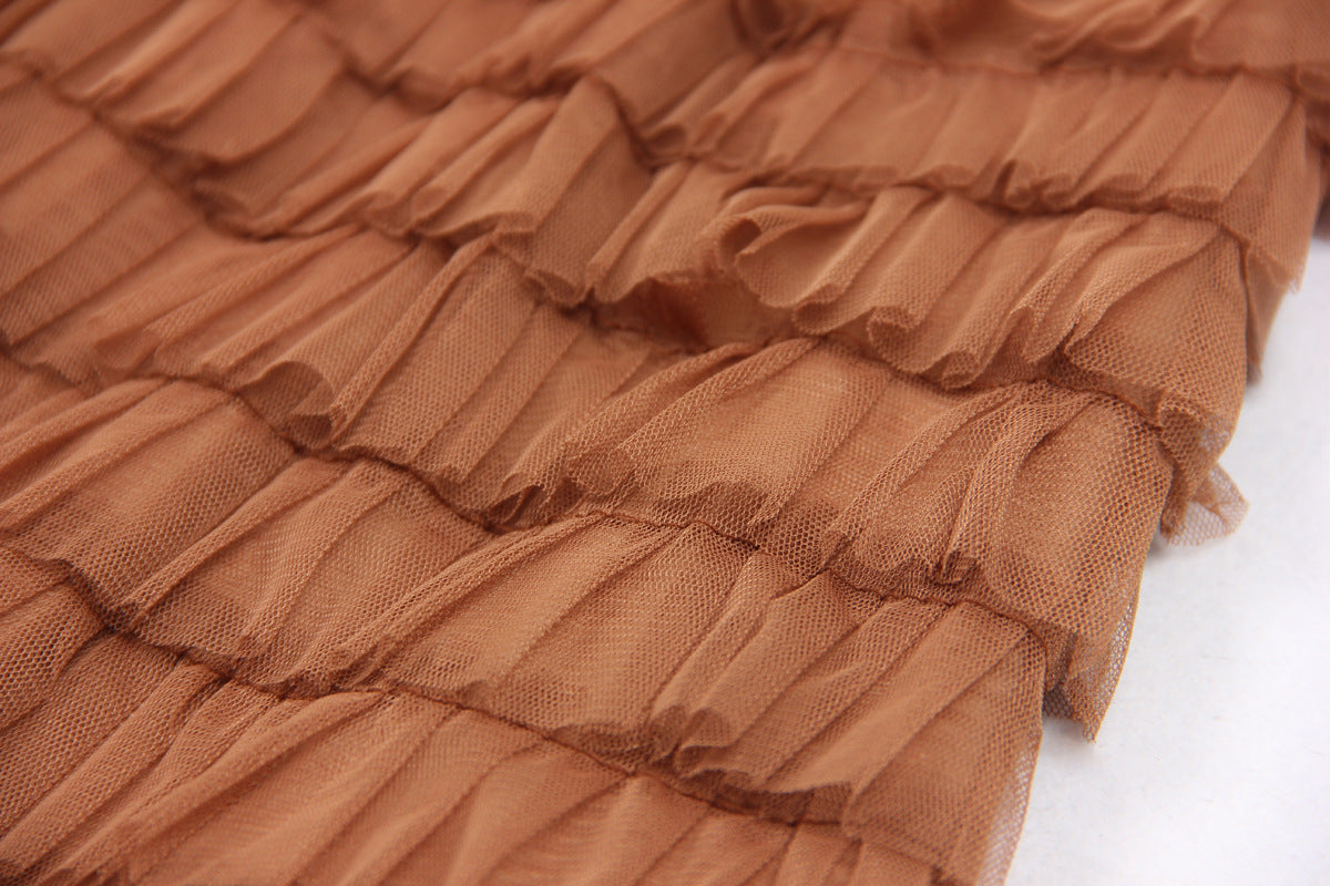 Tulle Ruffle Skirt