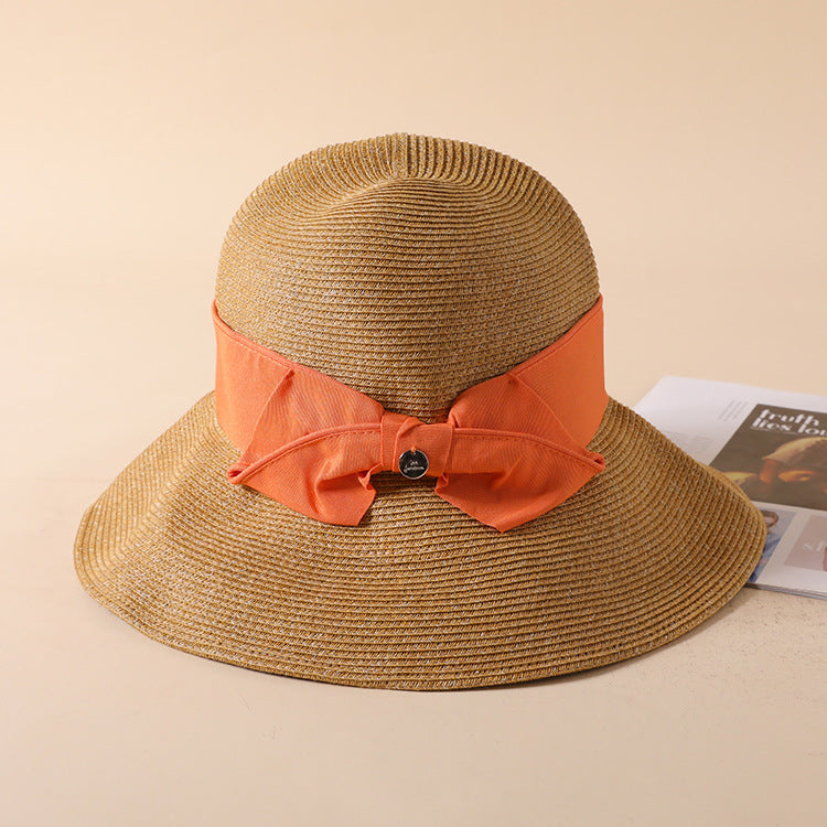 Khaki Decorative Band Orange