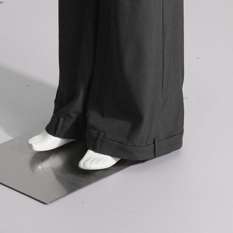Black Wide Leg Trousers