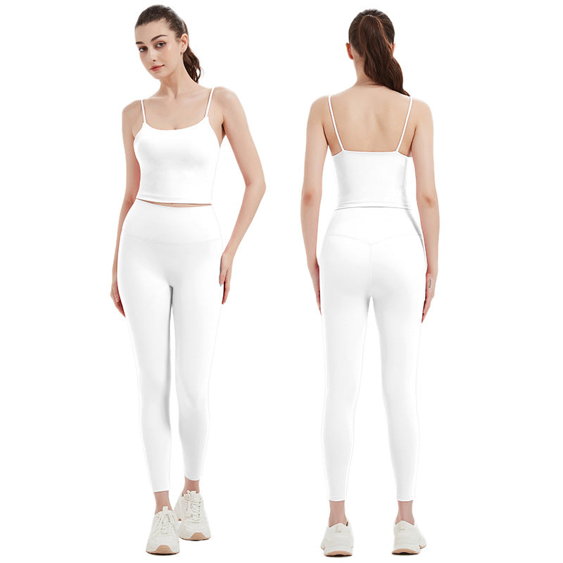 Sportswear Two Piece Set with Chest pad