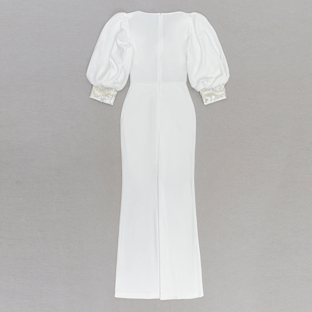 Sofie White Evening Dress