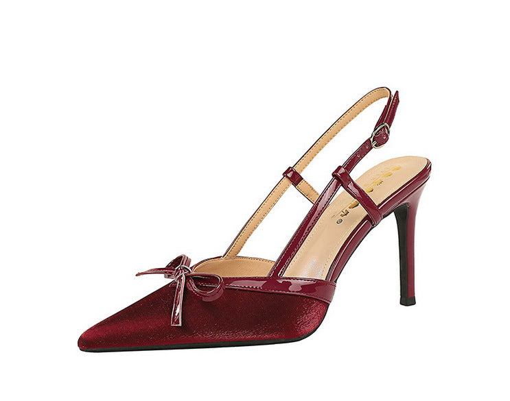 Bow Stiletto High Heels