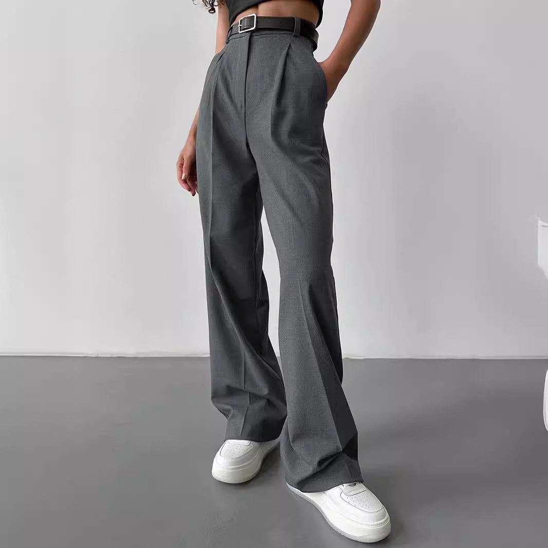 Casual Office Loose Straight Pants