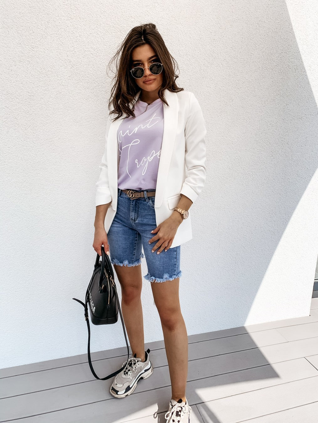 Summer Denim Frayed Hem