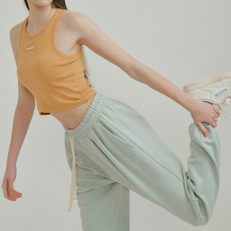 Elastic High Waist Sweatpants