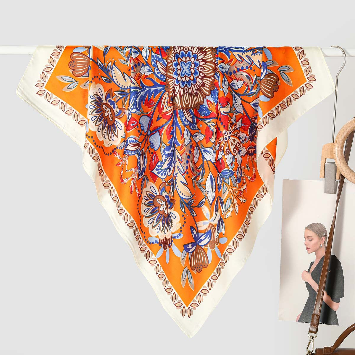 Four Seasons Artificial Silk Scarf