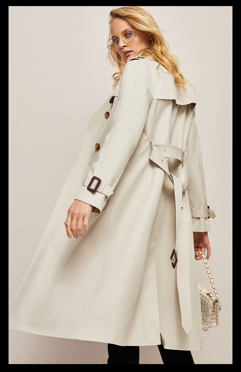 Gabardine Windbreaker Trench Coat