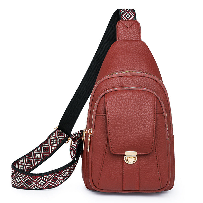 Soft Faux Leather Crossbody Bag