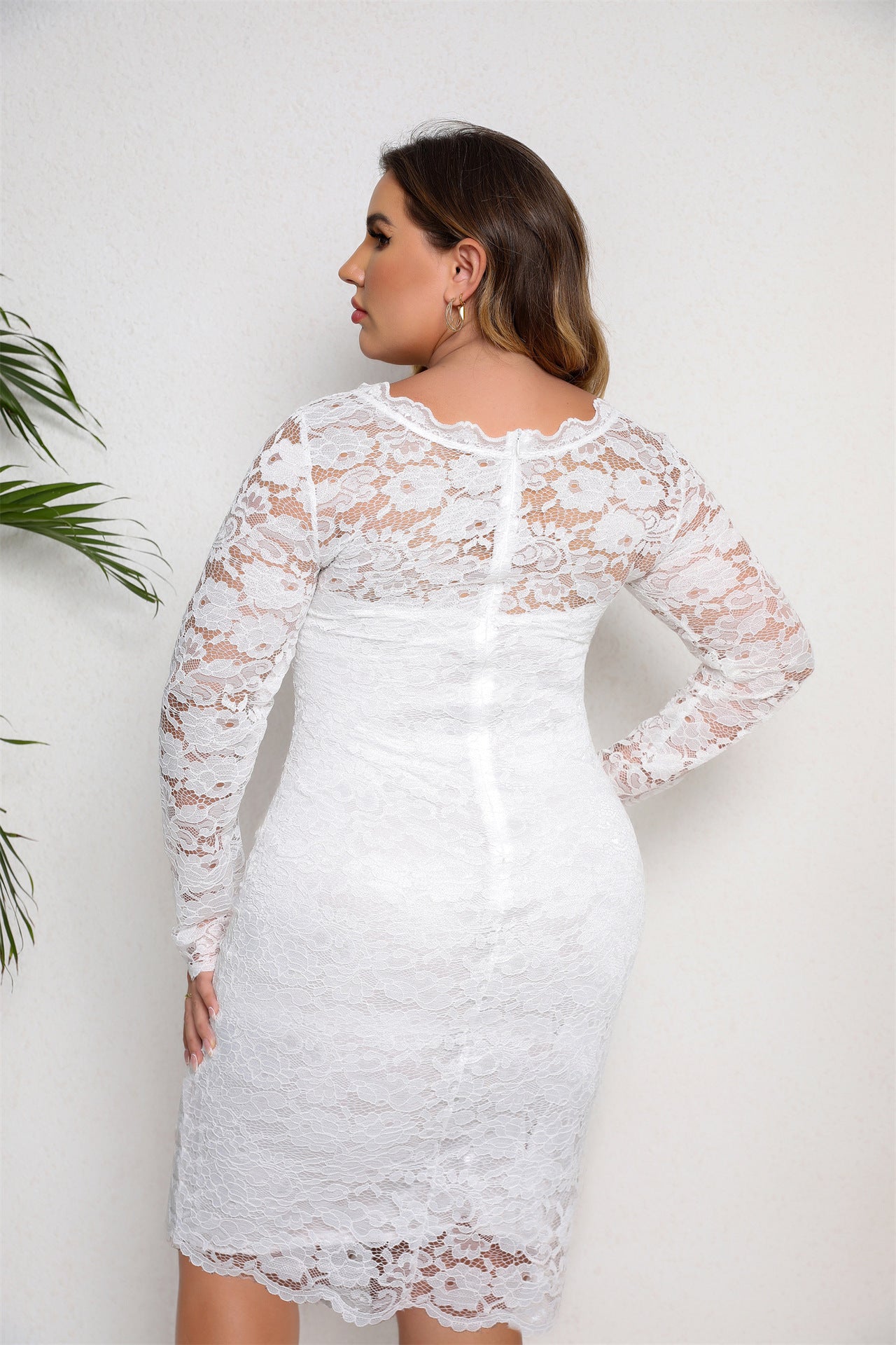 Verity Plus Size Lace Dress