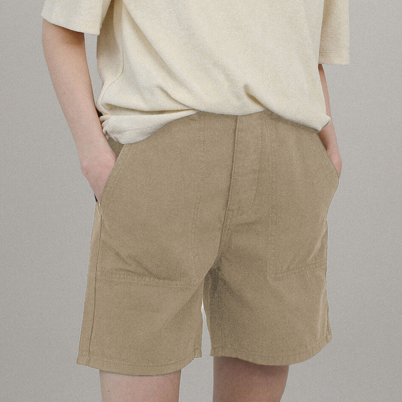High Waist Straight Shorts