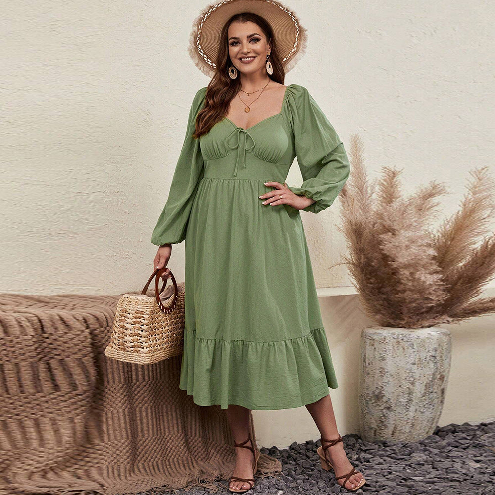 Olive Sweetheart Dress