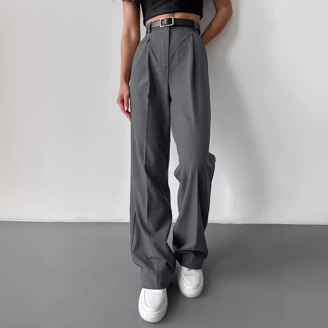 Casual Office Loose Straight Pants