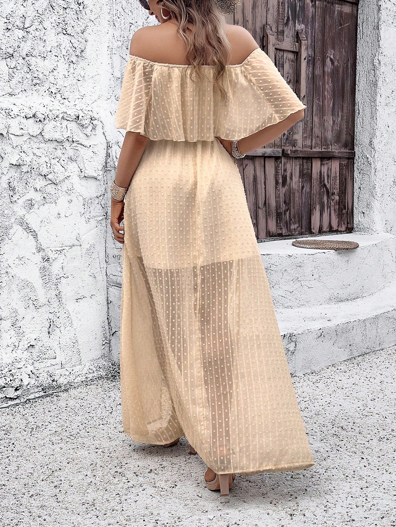 Tiana Apricot Dress