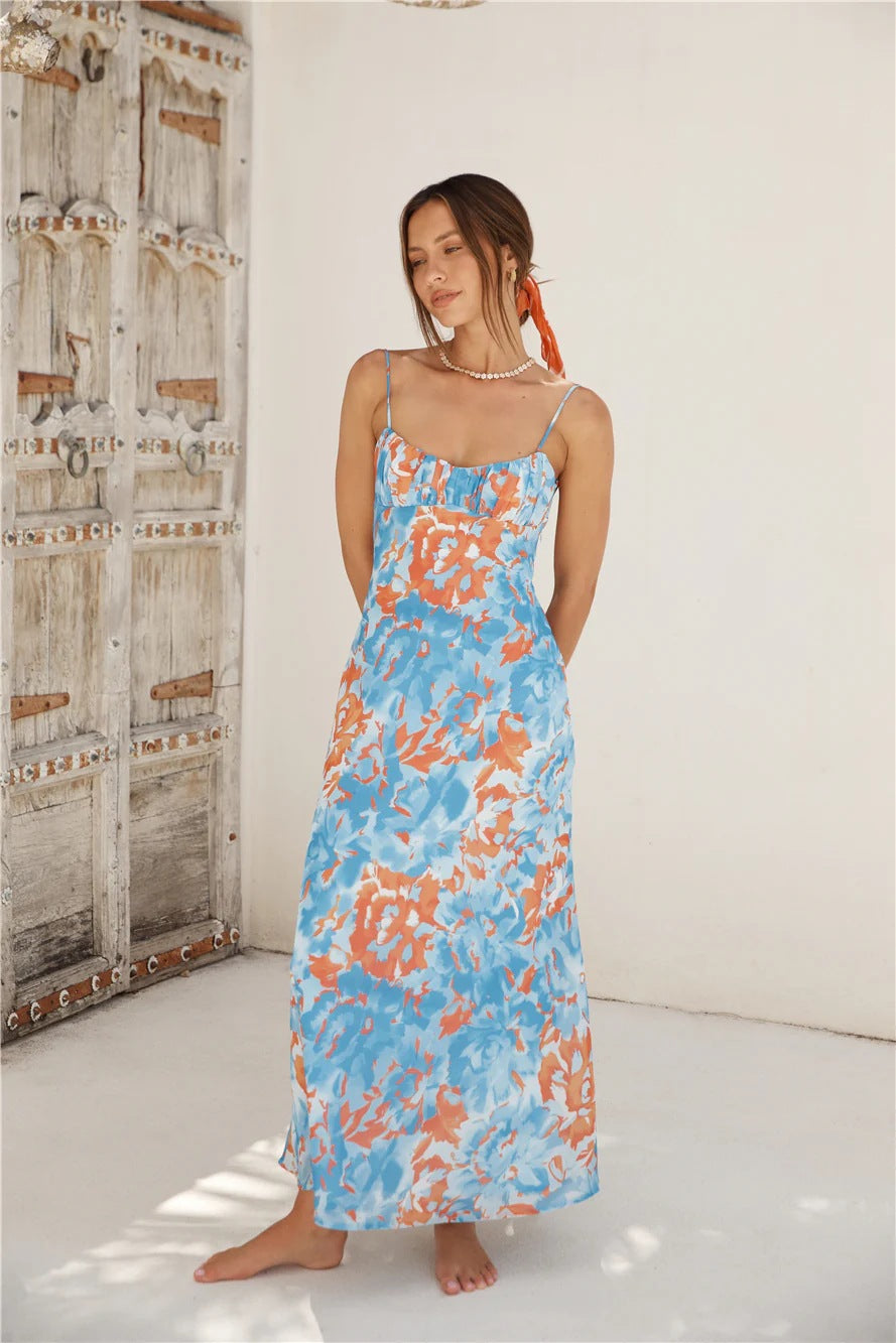 Amelia Low Cut Sling Dress