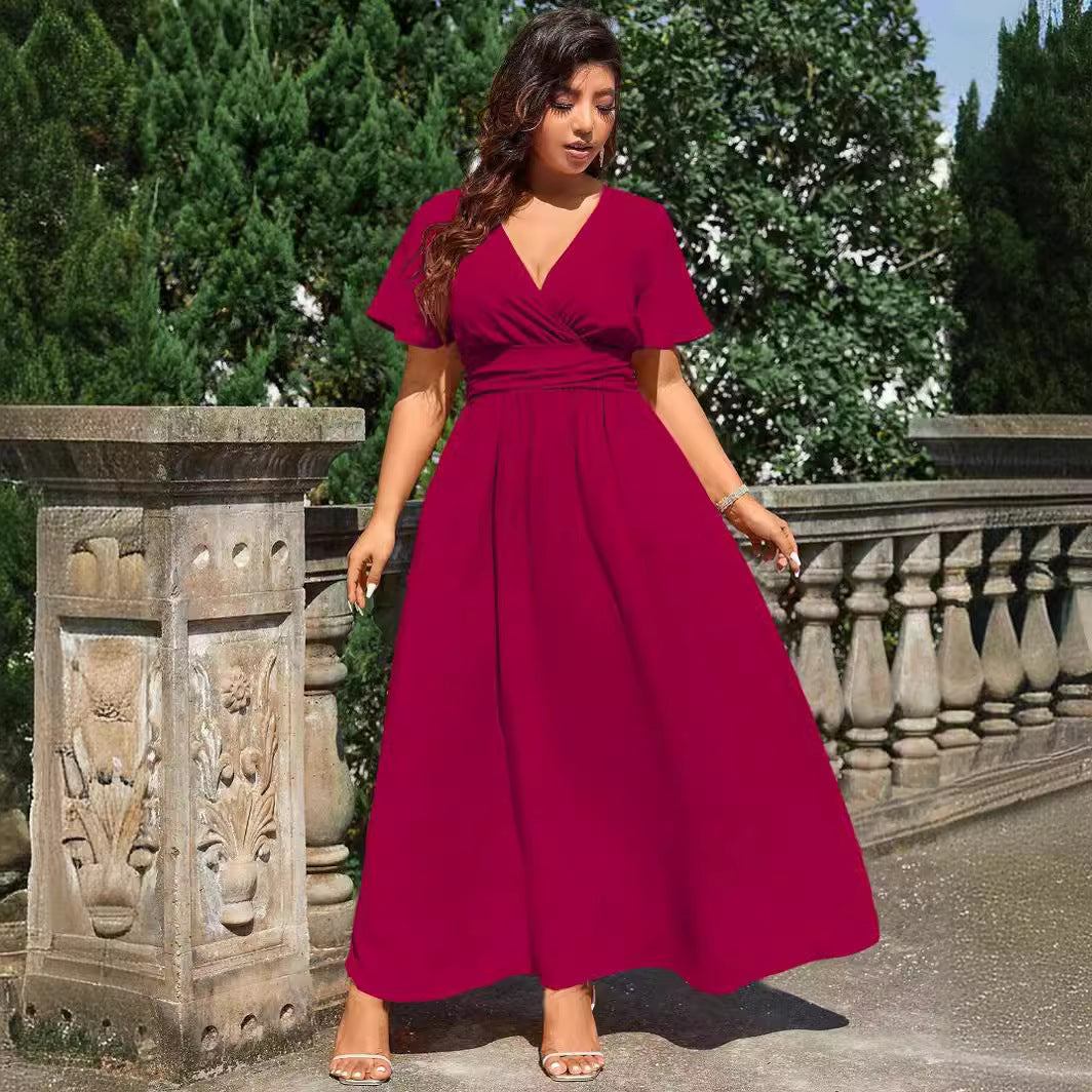 Burgundy Morgan Maxi Dress
