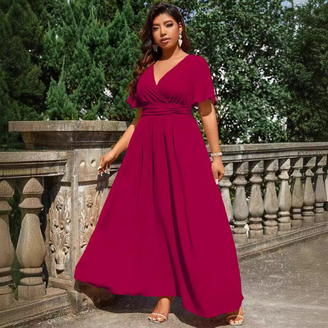 Burgundy Morgan Maxi Dress