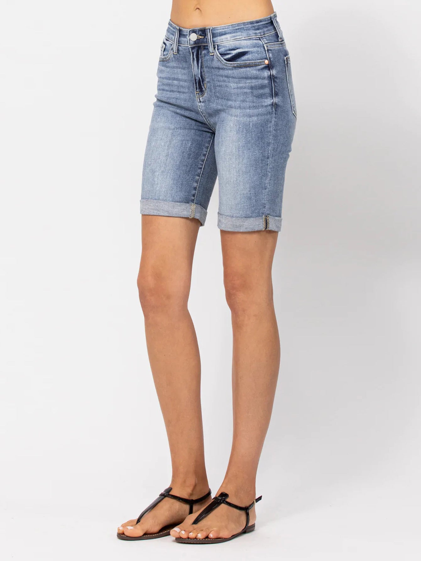 Casual Slim Fit Denim Shorts
