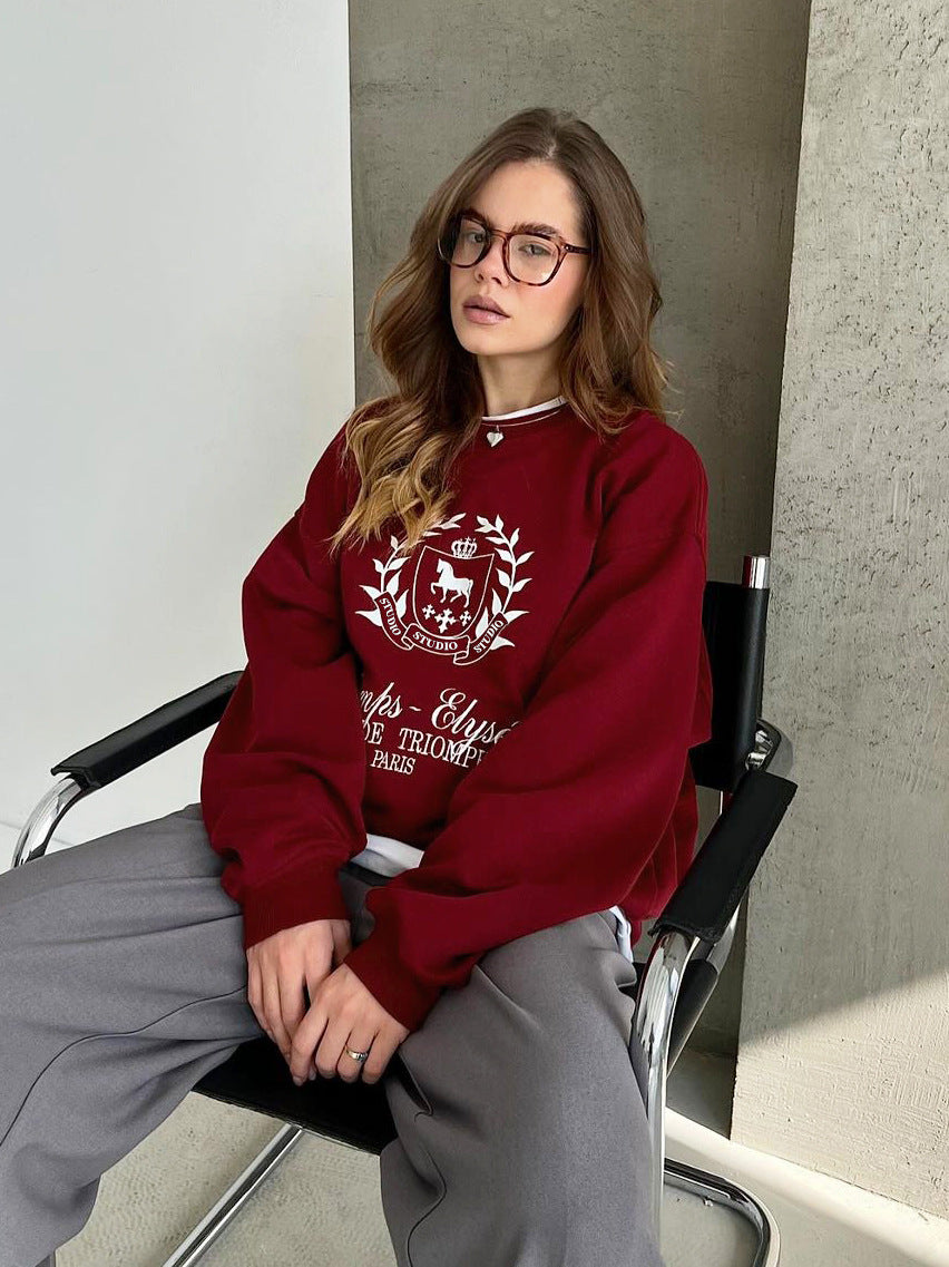 Soft French Burgundy Sweatshirt