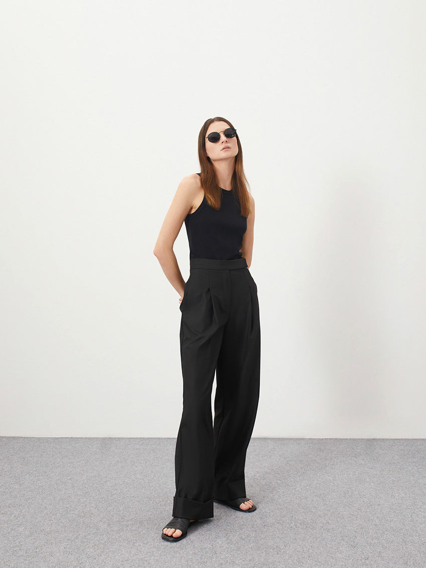 Black Mopping Work Pants