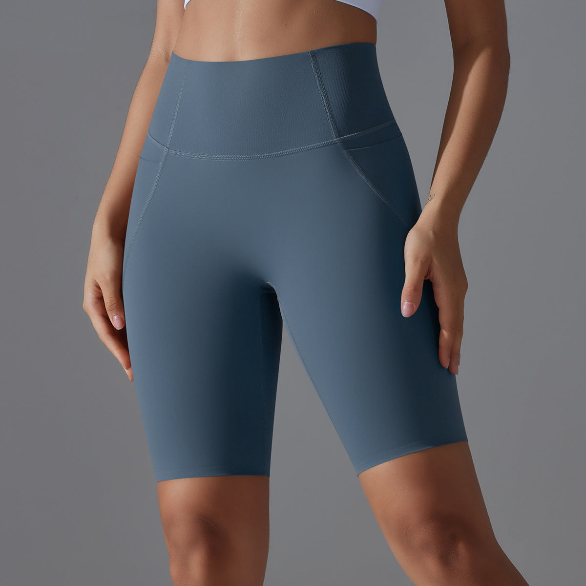 Seamless Side Pocket Shorts