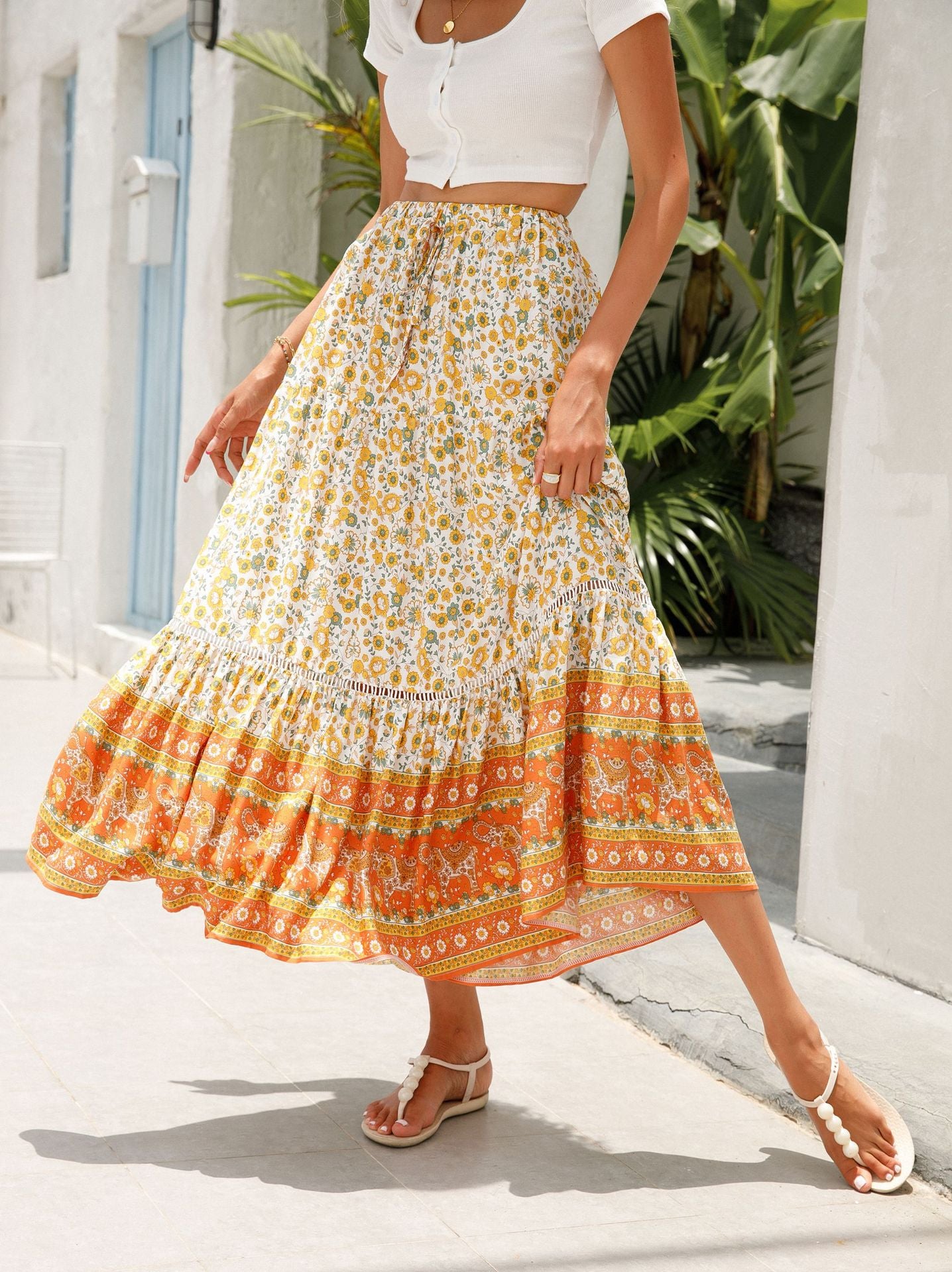 Bohemian Beach Skirt