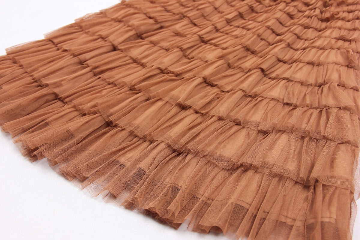 Tulle Ruffle Skirt