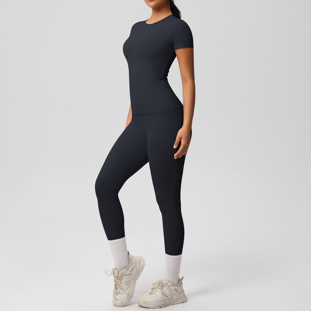 Short Sleeve Breathable Top & Pants Set
