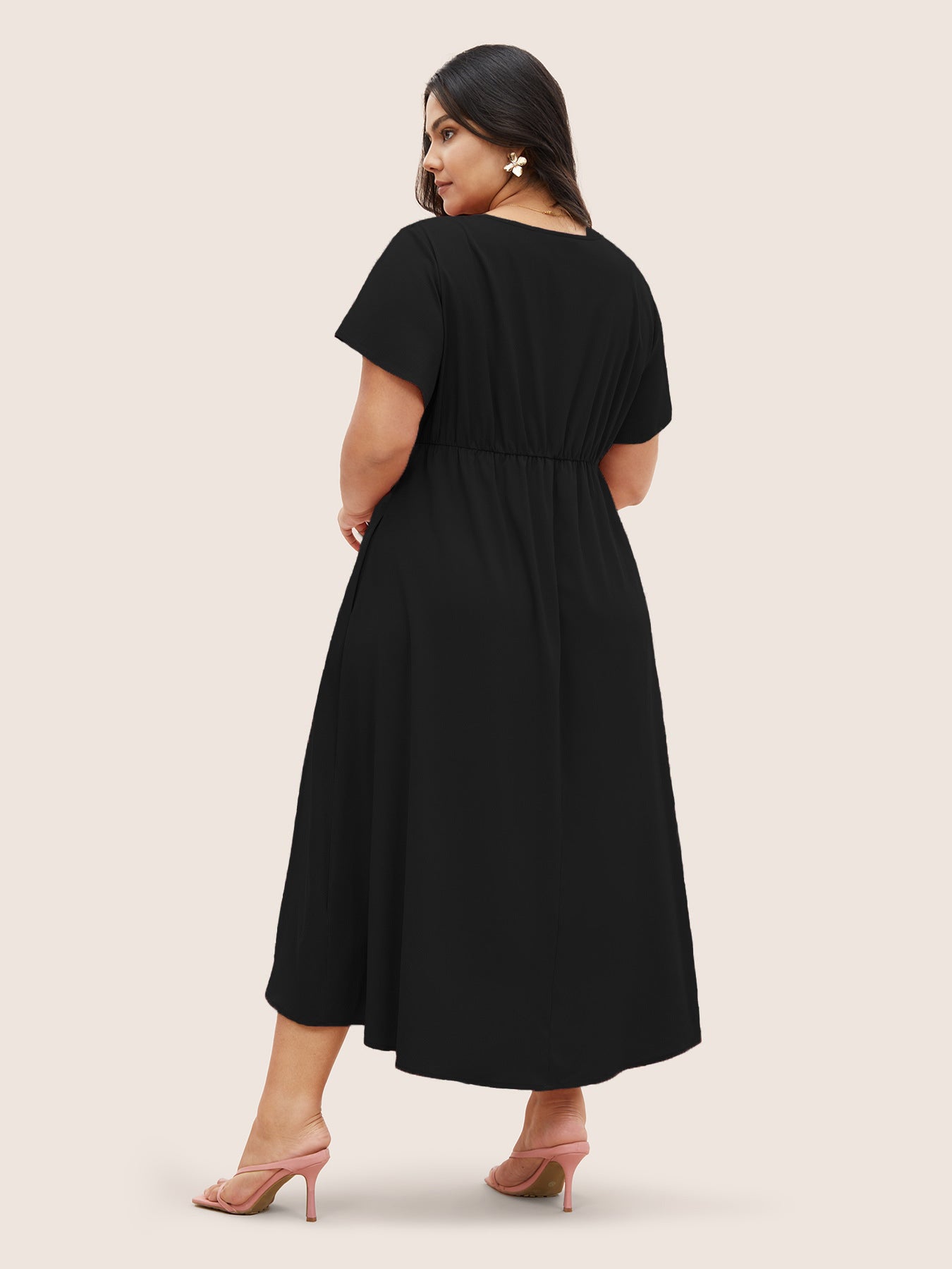 Black Tea Retro Dress