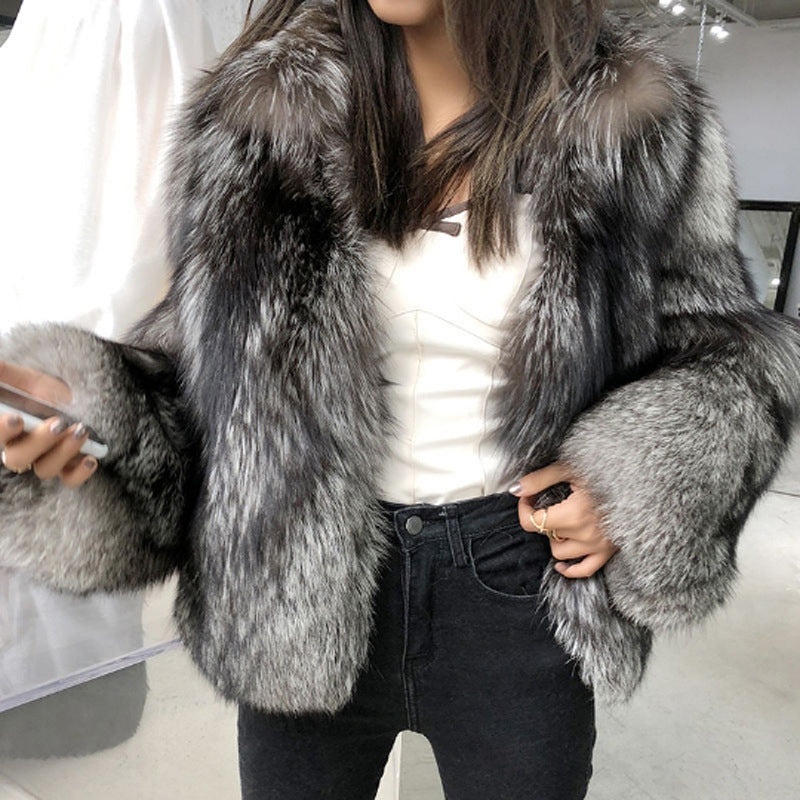 Short Faux Fur Coat