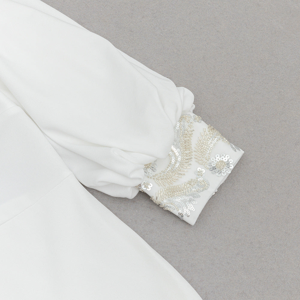 Sofie White Evening Dress