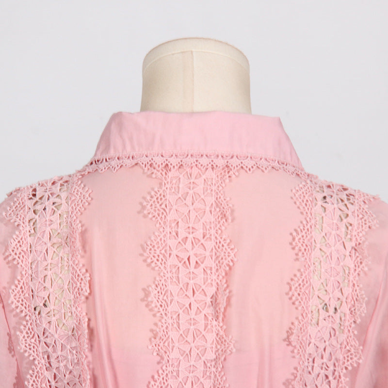 French Elegance Ruffled Dress
