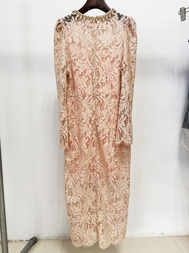 Bead Diamond Lace Dress