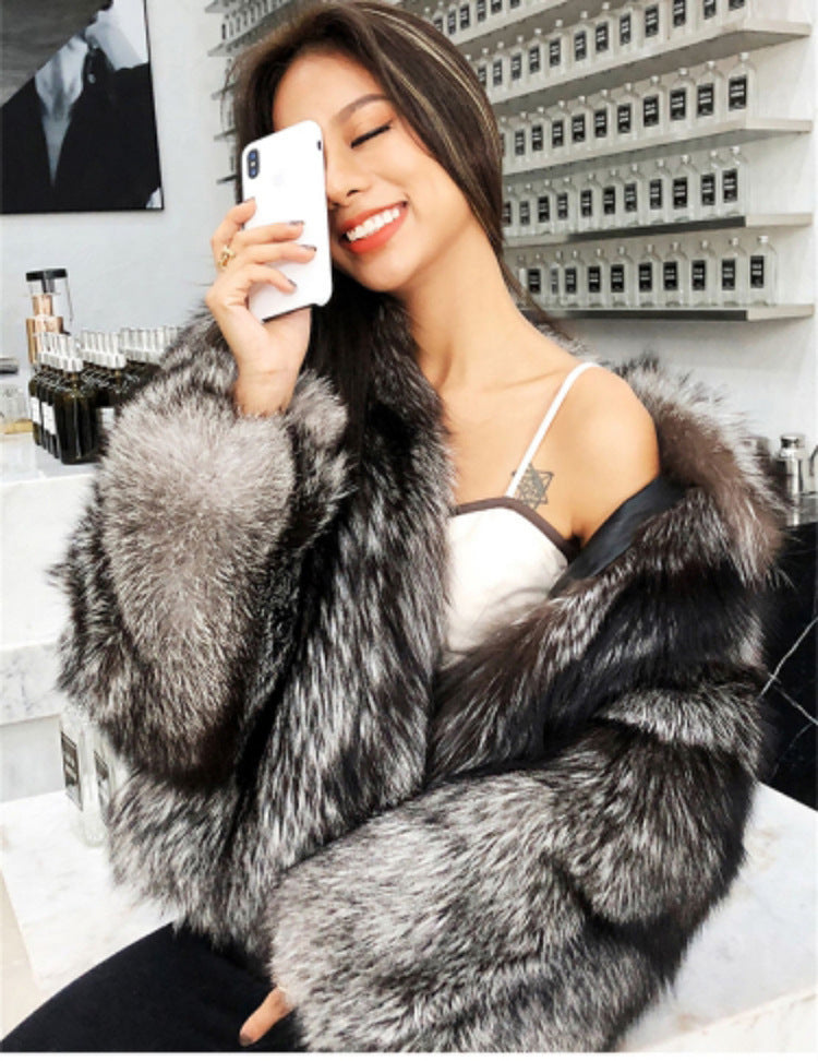 Short Faux Fur Coat
