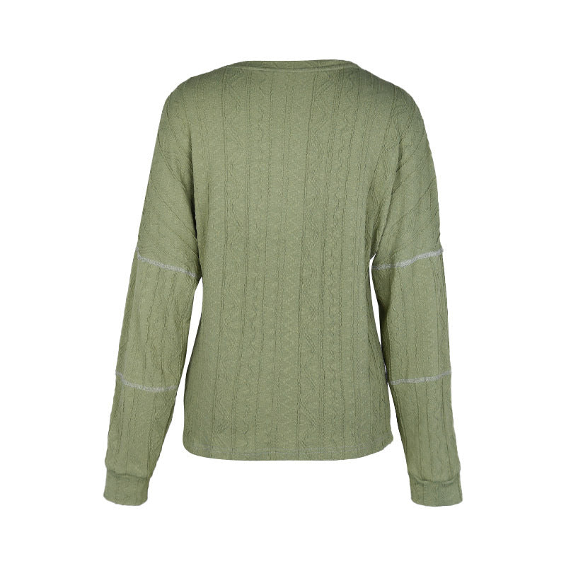 Green Long-Sleeved Top