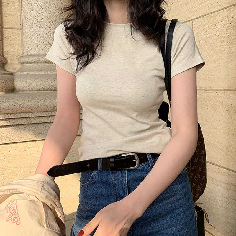 Basic Cotton Short Sleeve T-shirt