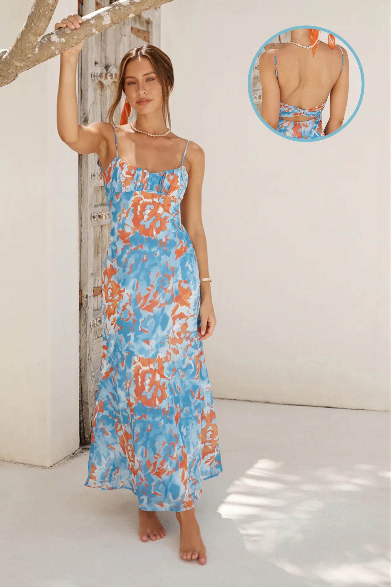 Amelia Low Cut Sling Dress