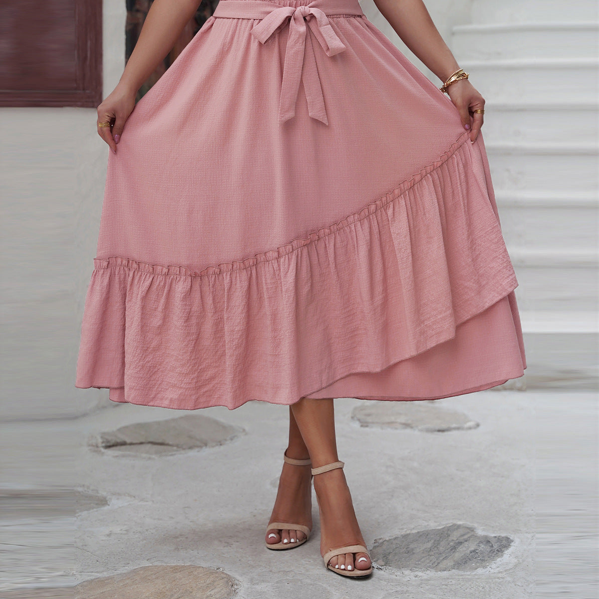 Pink Midi Keri Skirt