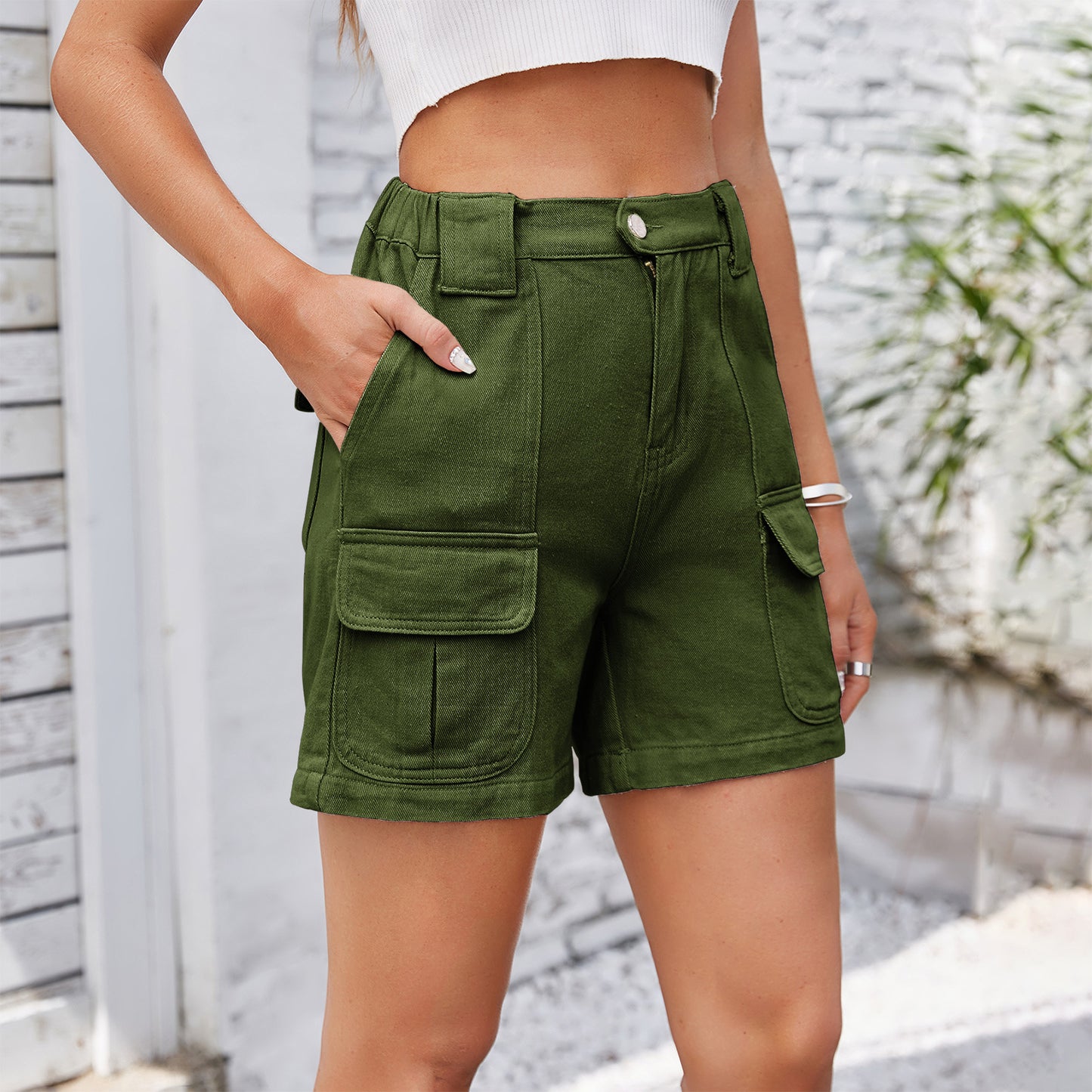 Stacy Denim Shorts