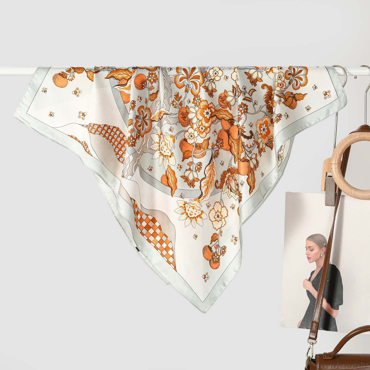 Four Seasons Artificial Silk Scarf