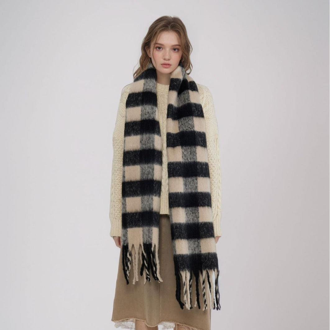Checkerboard Plaid Scarf