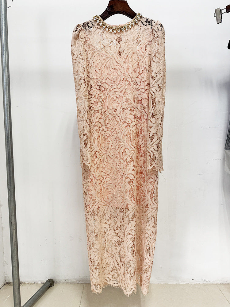 Bead Diamond Lace Dress