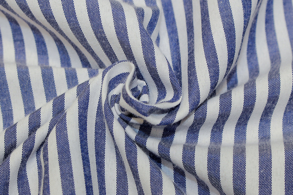 Blue Striped Button Down Shirt