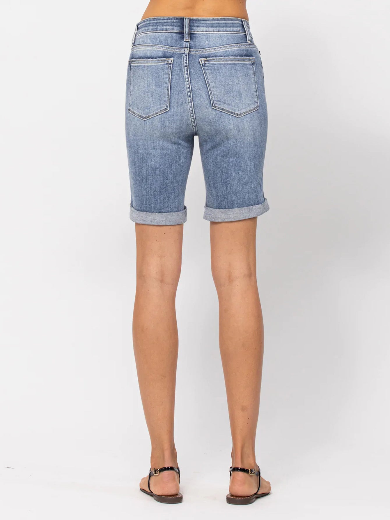 Casual Slim Fit Denim Shorts