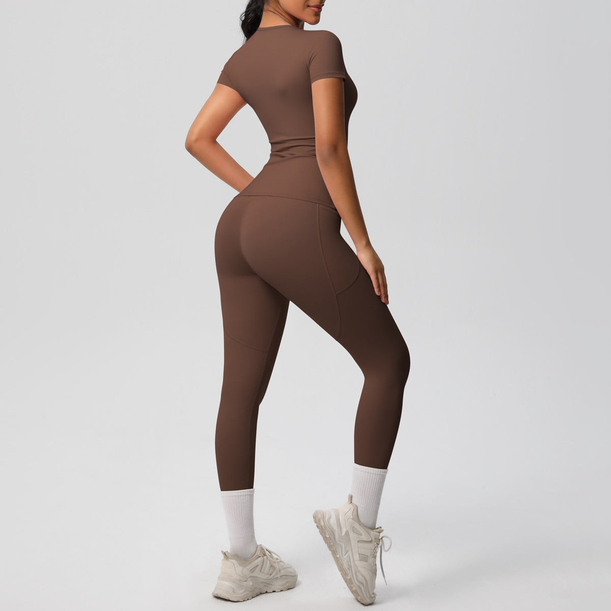Short Sleeve Breathable Top & Pants Set